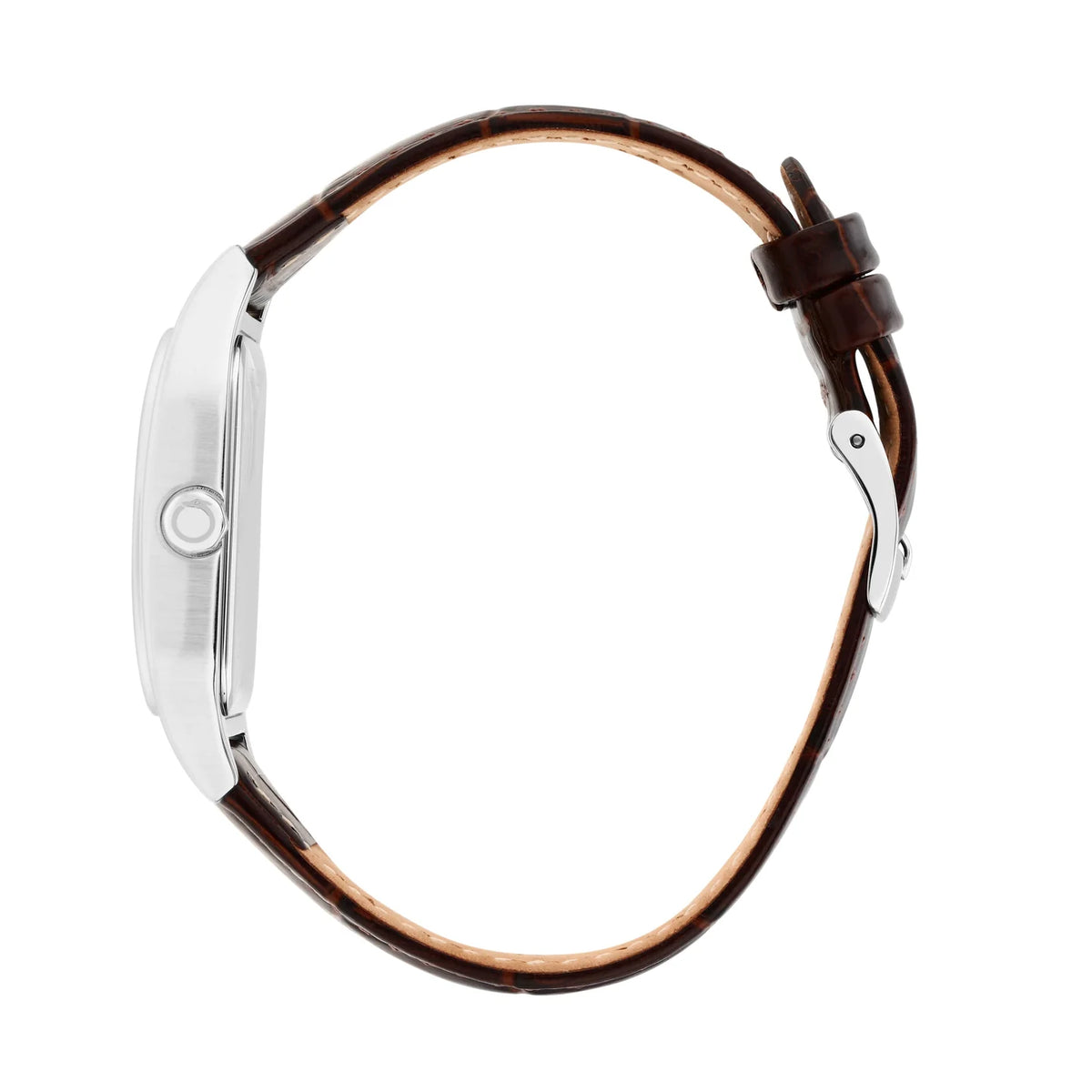 TRUSSARDI R2451178001 T-Quadro Brown Leather Strap