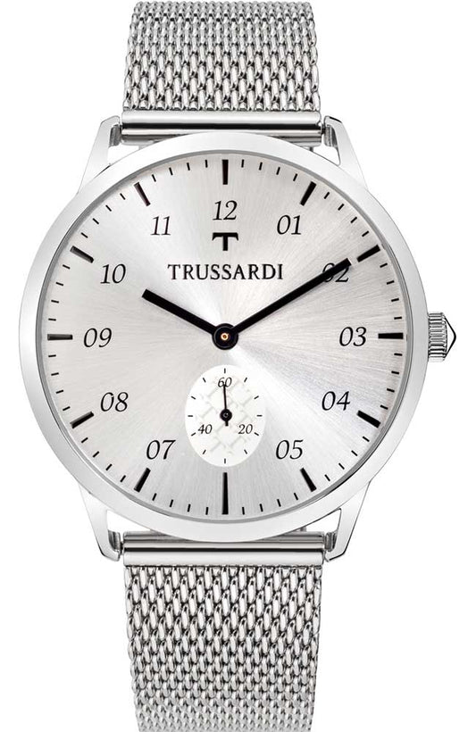 TRUSSARDI R2453116004 T-World Silver Stainless Steel Bracelet