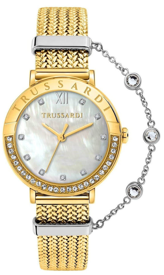 TRUSSARDI R2453125508 T-Vision Gold Stainless Steel Bracelet