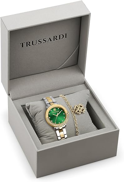 TRUSSARDI R2453125511 T-Vision Two Tone Stainless Steel Bracelet