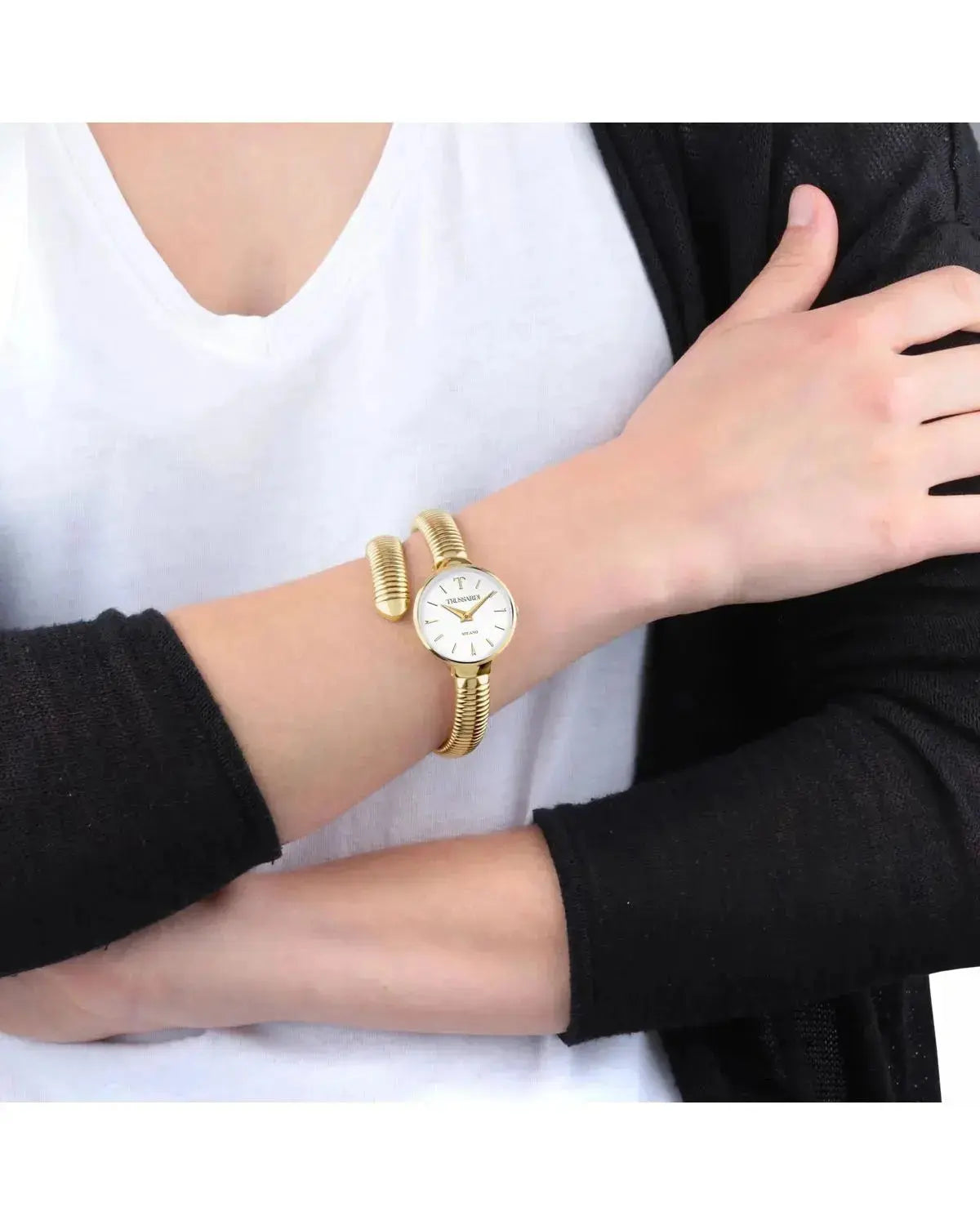 TRUSSARDI R2453132502 T-Lissom Gold Stainless Steel Bracelet