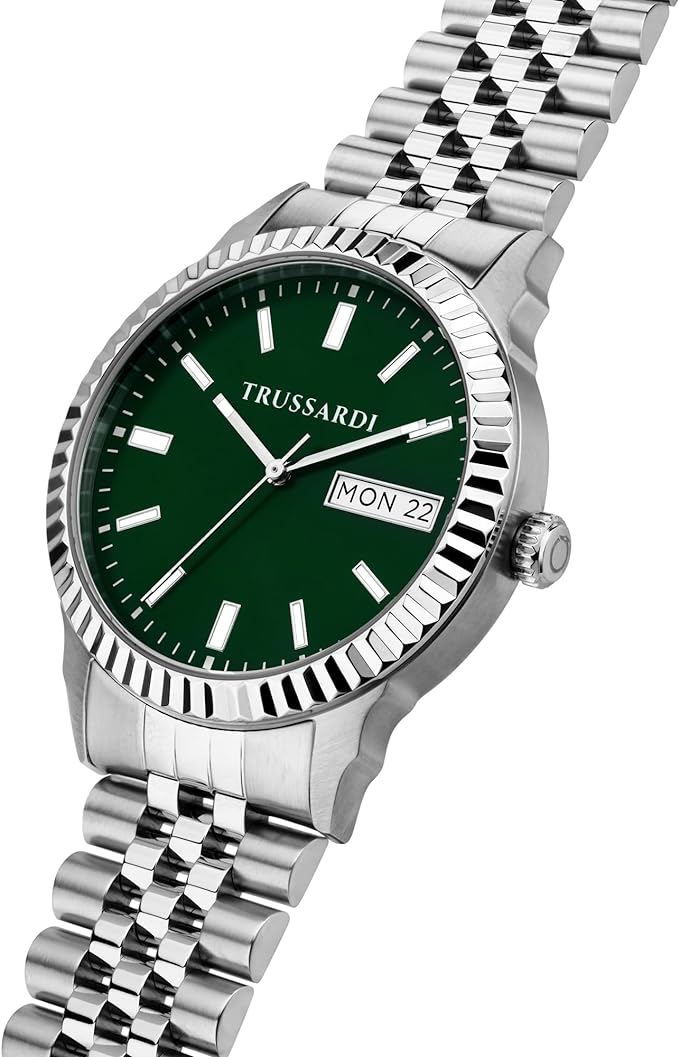 TRUSSARDI R2453141010 T-Bent Silver Stainless Steel Bracelet