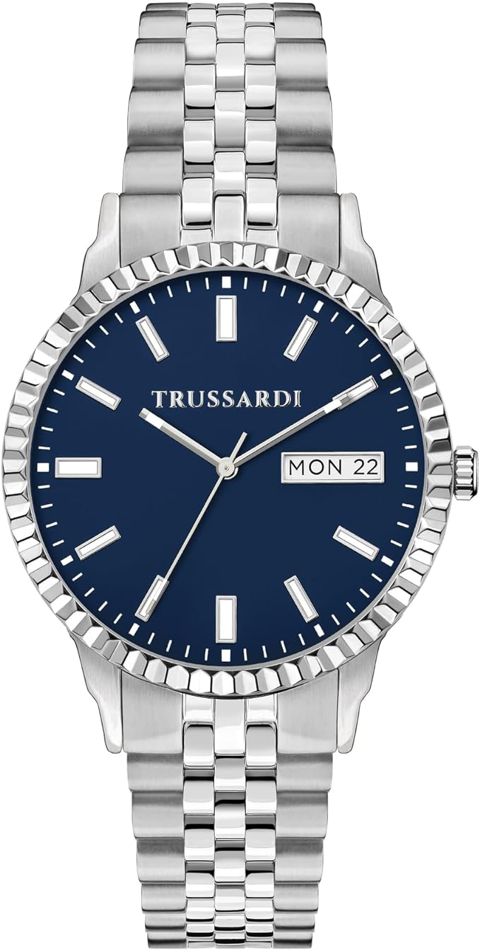 TRUSSARDI R2453141011 T-Bent Silver Stainless Steel Bracelet