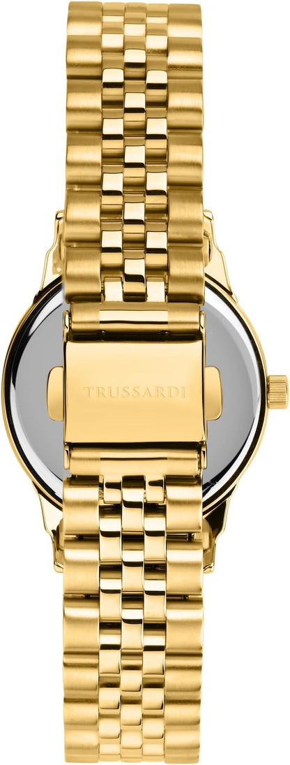 TRUSSARDI R2453144509 T-Bent Gold Stainless Steel Bracelet