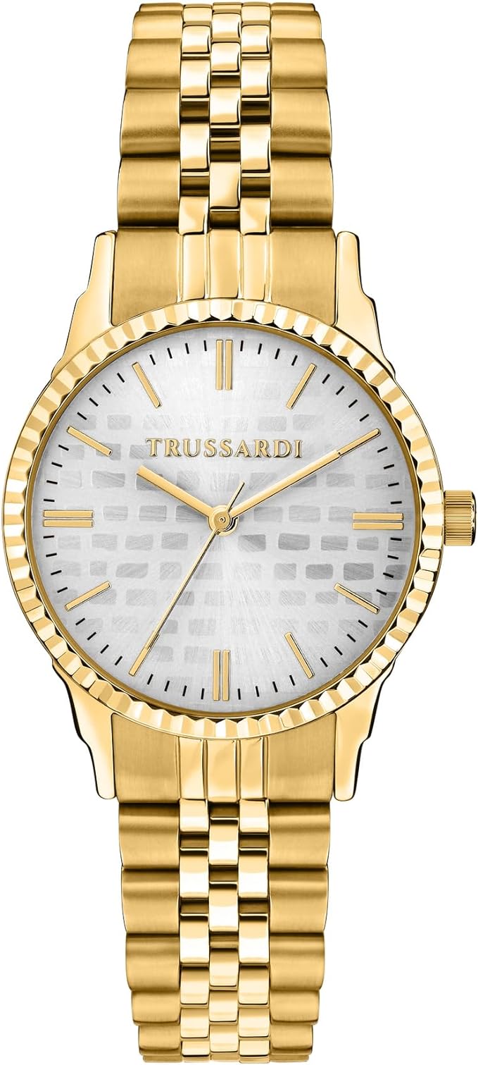 TRUSSARDI R2453144509 T-Bent Gold Stainless Steel Bracelet