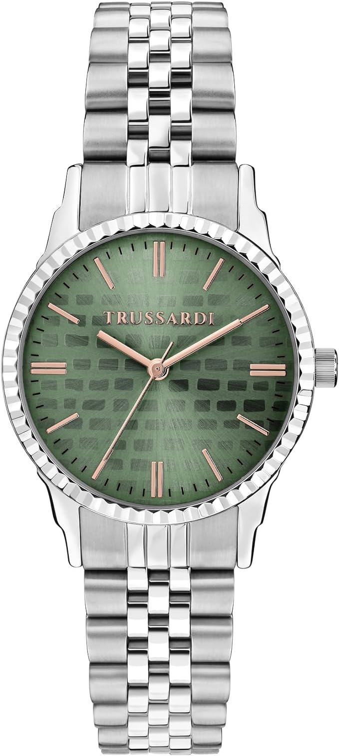 TRUSSARDI R2453144513 T-Bent Silver Stainless Steel Bracelet