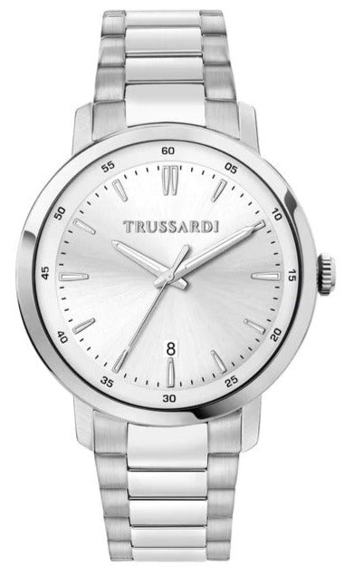 TRUSSARDI R2453147017 T-Couple Silver Stainless Steel Bracelet