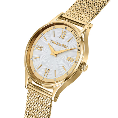 TRUSSARDI R2453152502 T-Star Gold Stainless Steel Bracelet