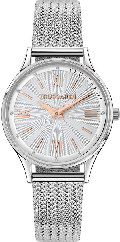 TRUSSARDI R2453152503 T-Star Silver Stainless Steel Bracelet