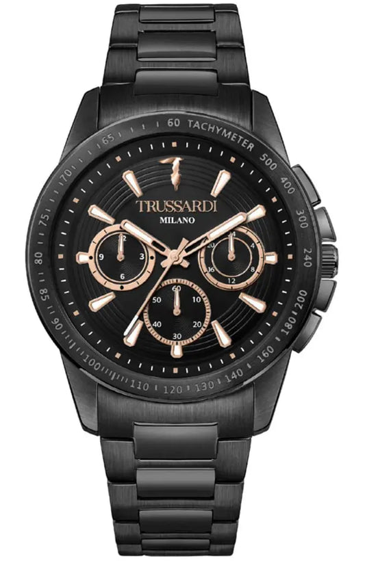 TRUSSARDI R2453153002 T-Hawk Chronograph Black Bracelet Trussardi