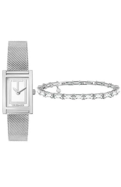 TRUSSARDI R2453155505 T-Strict Stainless Steel Bracelet Box Set