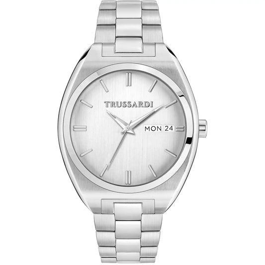 TRUSSARDI R2453159012 Metropolitan Silver Stainless Steel Bracelet