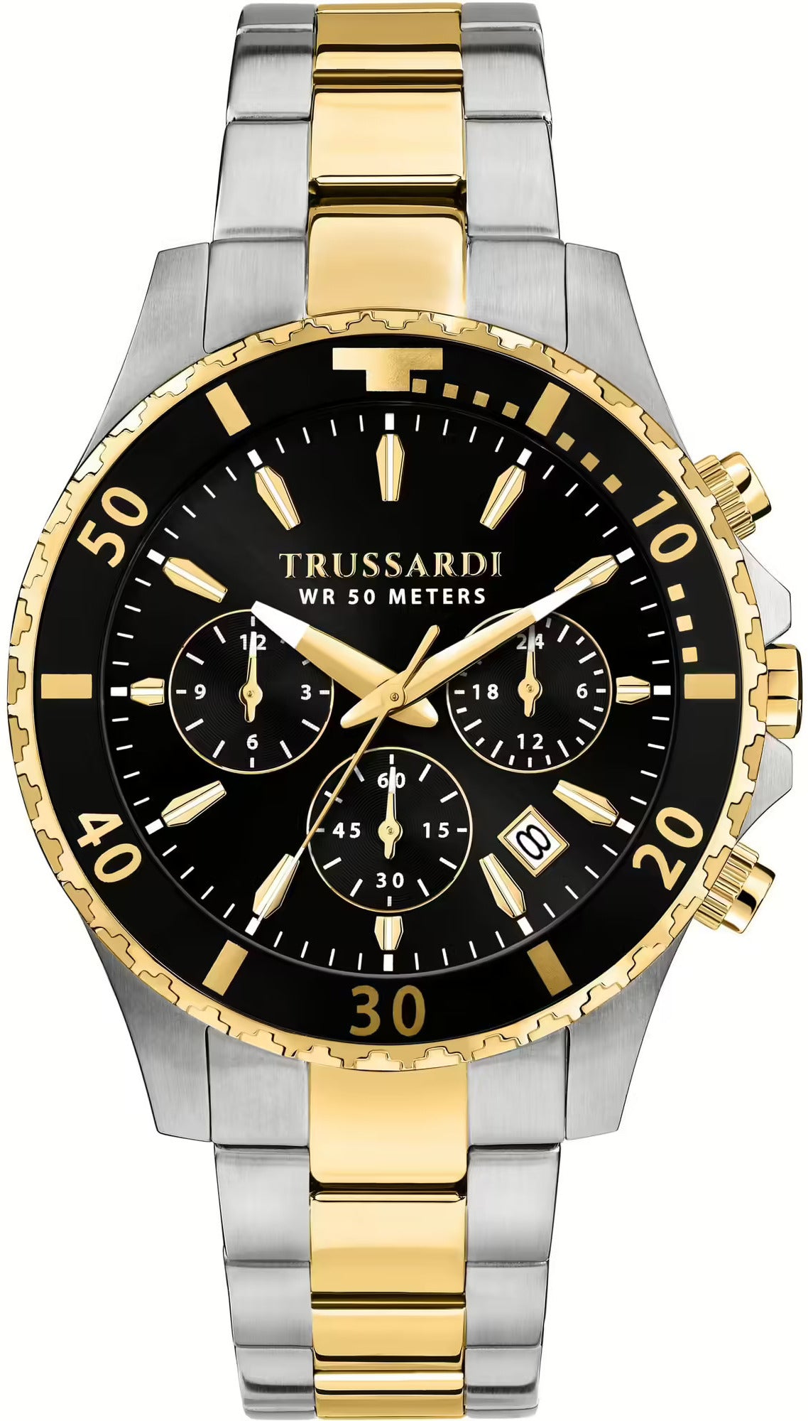 TRUSSARDI R2453169002 City Life Two Tone Stainless Steel Bracelet