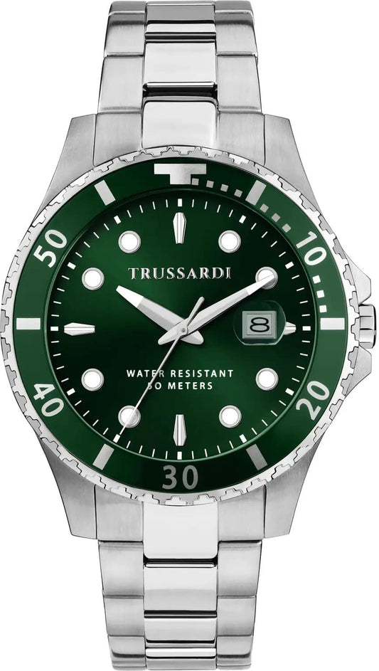 TRUSSARDI R2453169004 City Life SIlver Stainless Steel Bracelet