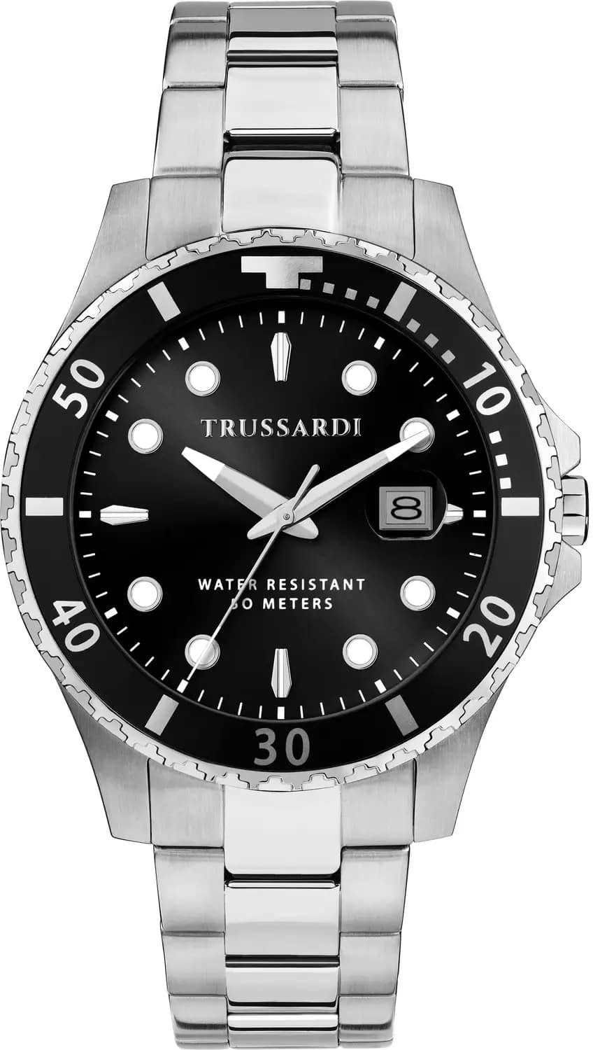 TRUSSARDI R2453169005 City Life SIlver Stainless Steel Bracelet