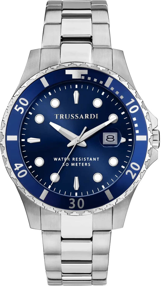 TRUSSARDI R2453169006 City Life SIlver Stainless Steel Bracelet