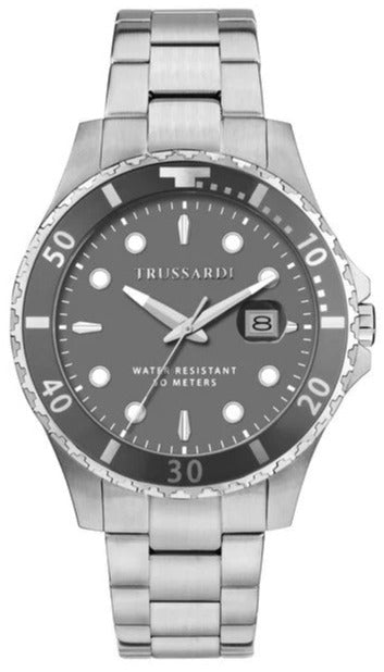 TRUSSARDI R2453169007 City Life SIlver Stainless Steel Bracelet