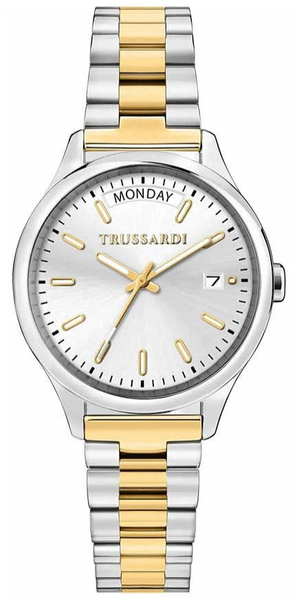 TRUSSARDI R2453170502 City Life Two Tone Stainless Steel Bracelet