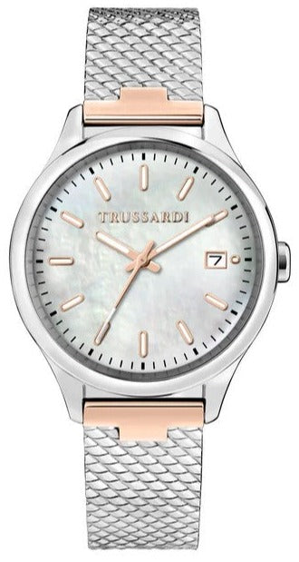 TRUSSARDI R2453170505 City Life Silver Stainless Steel Bracelet