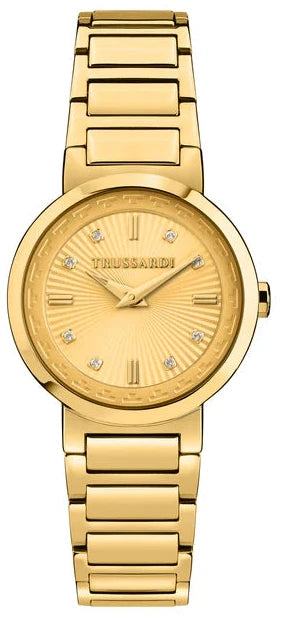 TRUSSARDI R2453171504 T-Bridge Gold Stainless Steel Bracelet