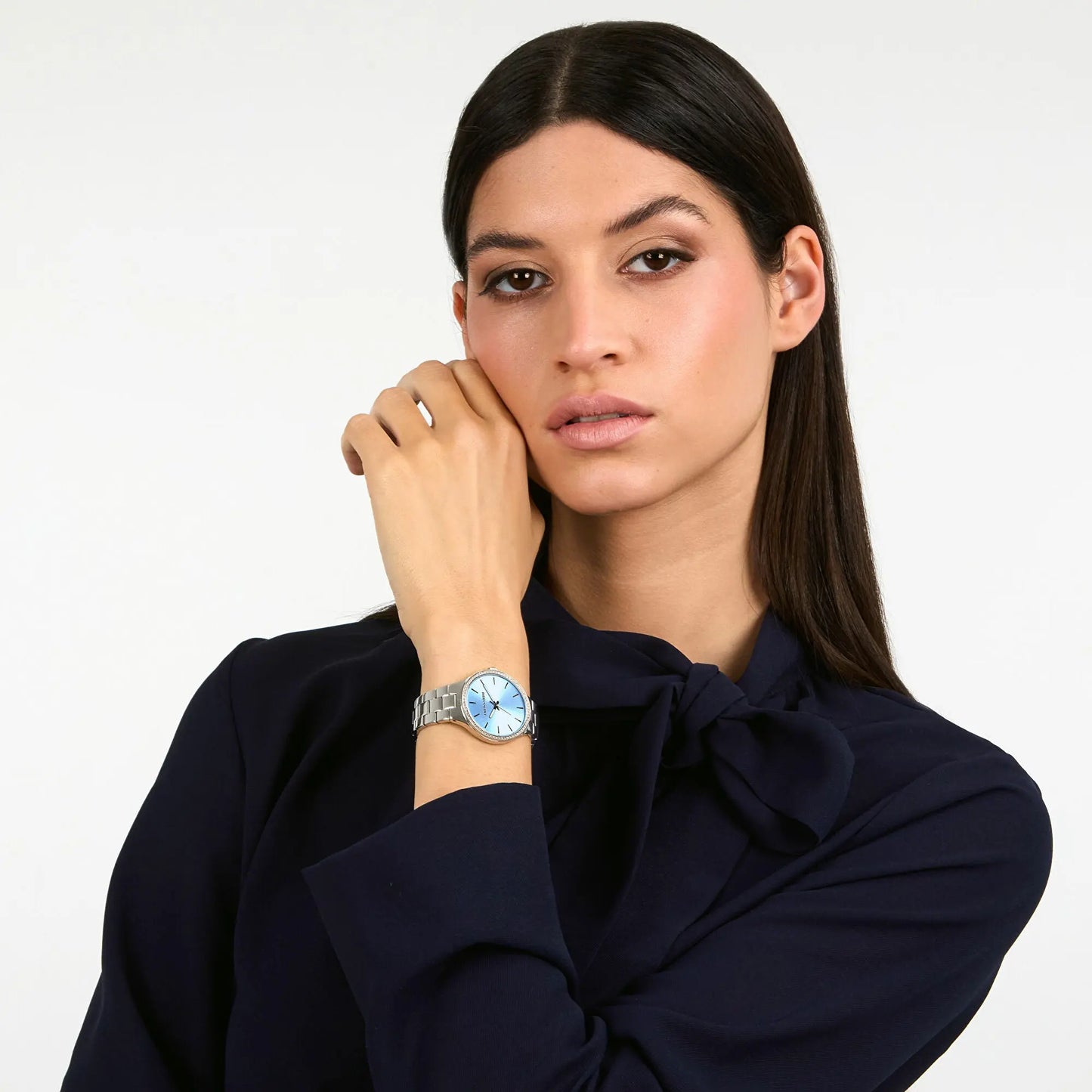 TRUSSARDI R2453172506 T-Essenza Silver Stainless Steel Bracelet