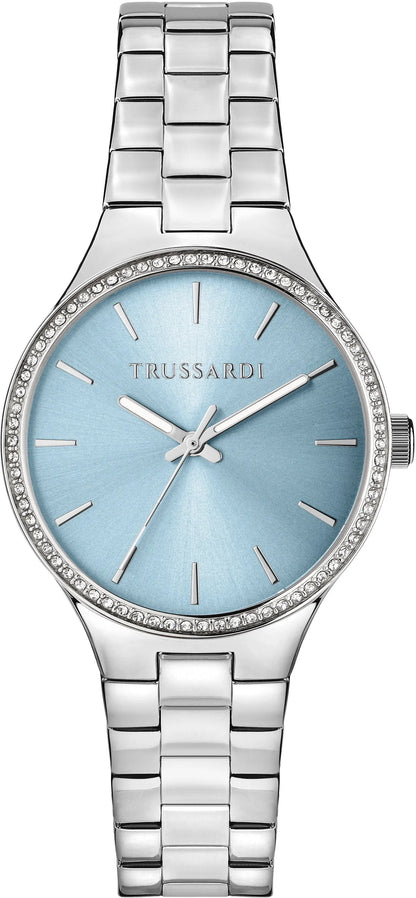 TRUSSARDI R2453172506 T-Essenza Silver Stainless Steel Bracelet Trussardi