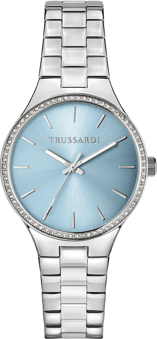 TRUSSARDI R2453172506 T-Essenza Silver Stainless Steel Bracelet Trussardi