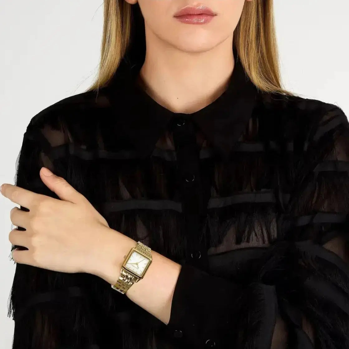 TRUSSARDI R2453173501 T-Forma Gold Stainless Steel Bracelet Trussardi