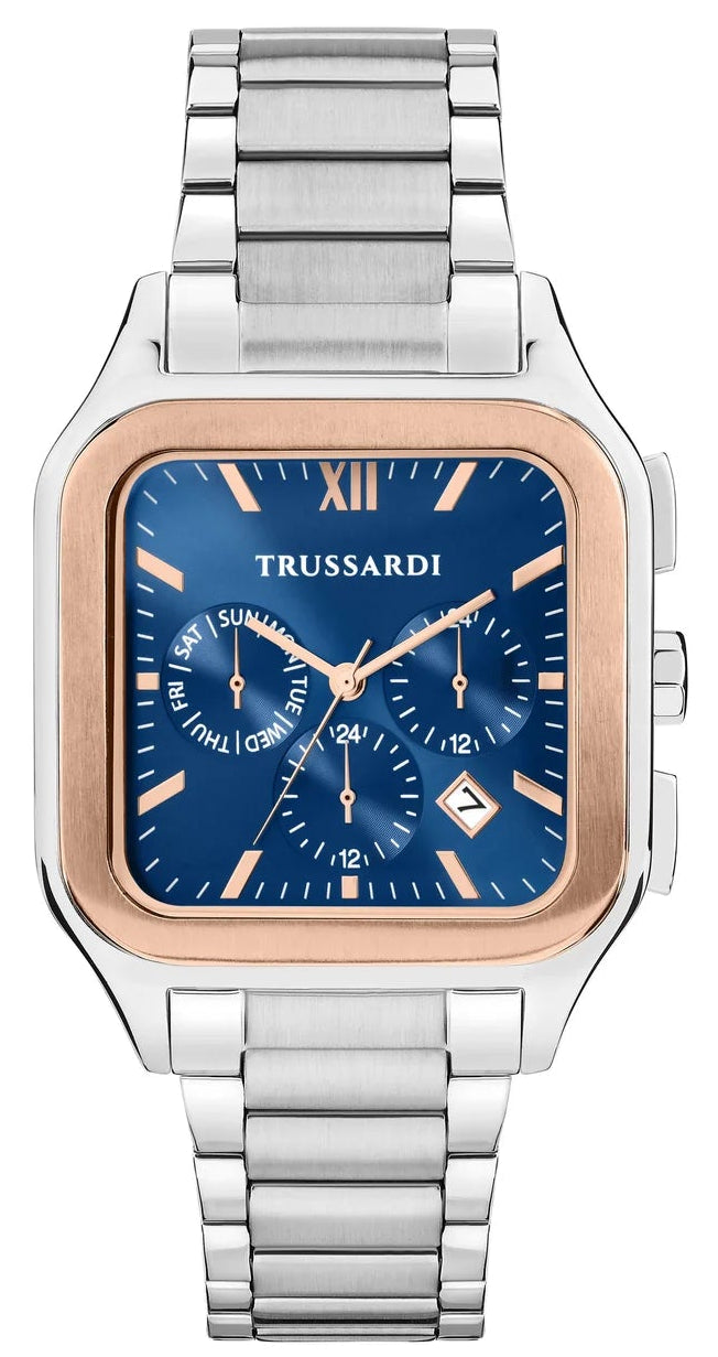 TRUSSARDI R2453177003 T-Quadro Stainless Steel Bracelet