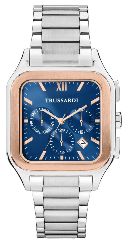 TRUSSARDI R2453177003 T-Quadro Stainless Steel Bracelet