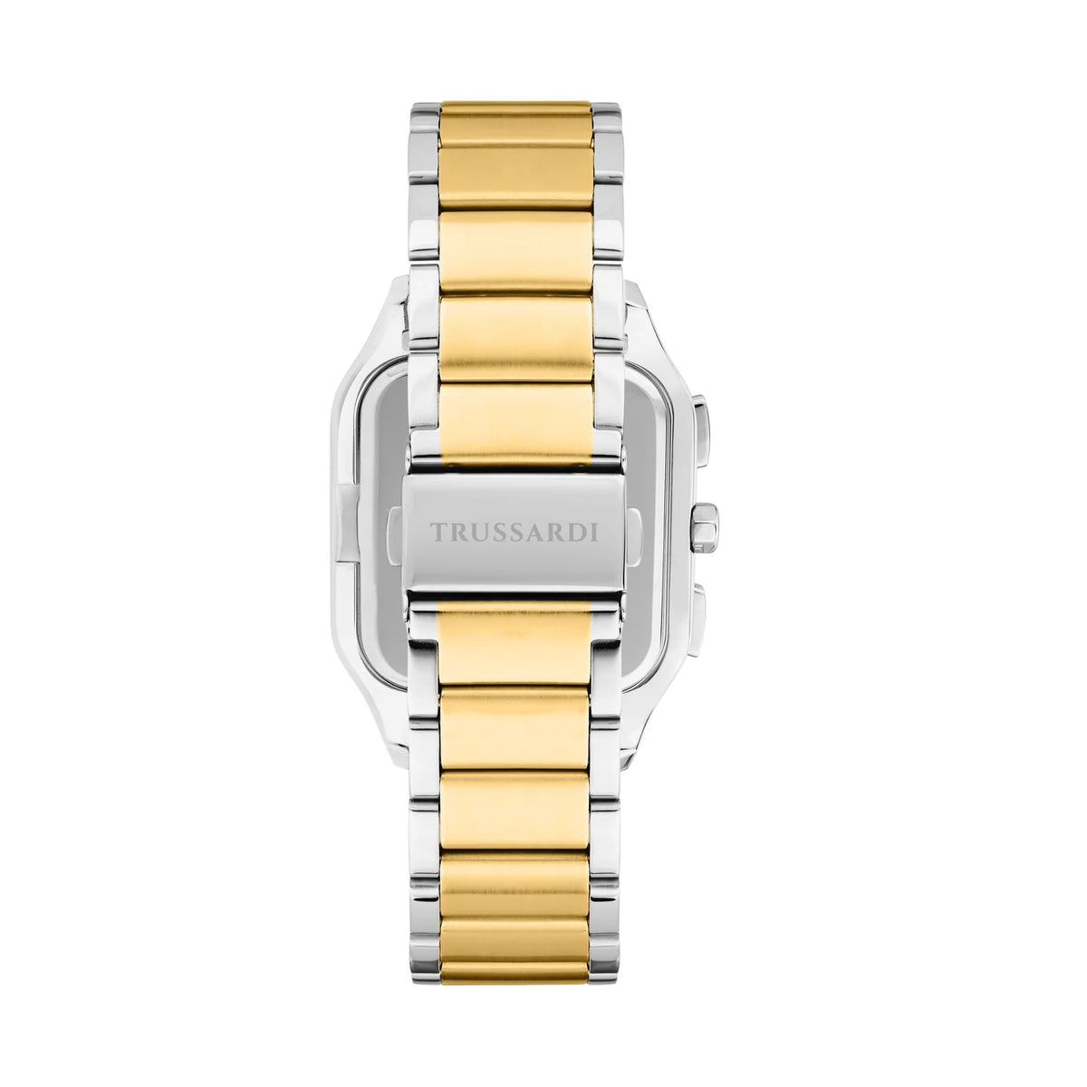 TRUSSARDI R2453177004 T-Quadro Two Tone Stainless Steel Bracelet