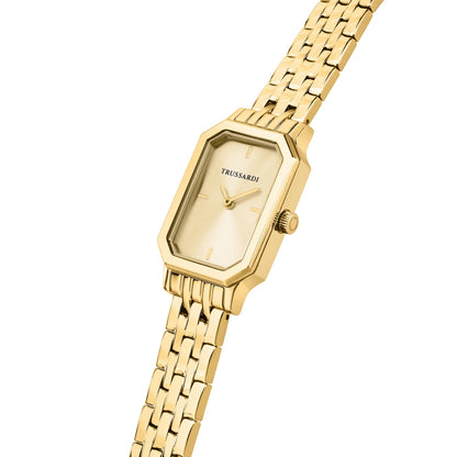TRUSSARDI R2453179501 T-Brera Gold Stainless Steel Bracelet