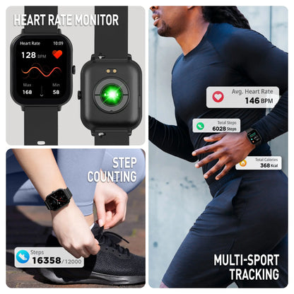Reflex Active RA-100S-01-SET Smartwatch Black Silicon Strap