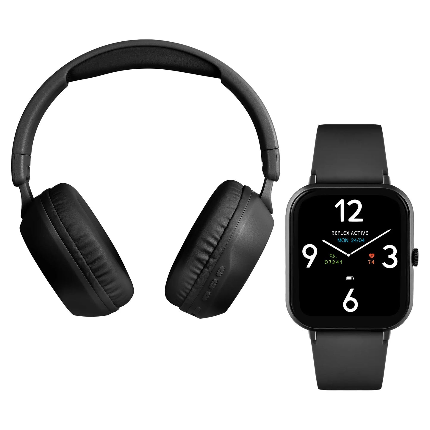 Reflex Active RA-100S-01-SET Smartwatch Black Silicon Strap