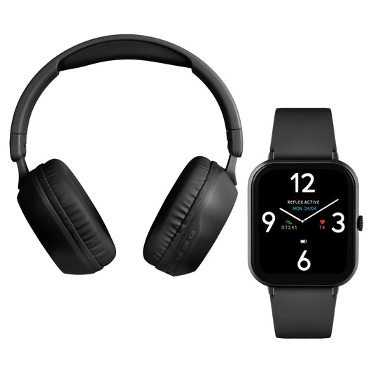 Reflex Active RA-100S-01-SET Smartwatch Black Silicon Strap