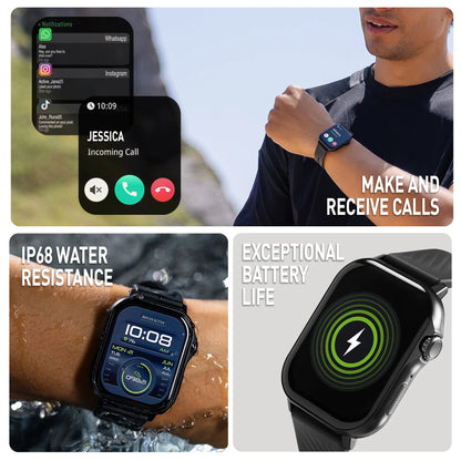 Reflex Active RA-400S-XL-01 Smartwatch Black Silicon Strap
