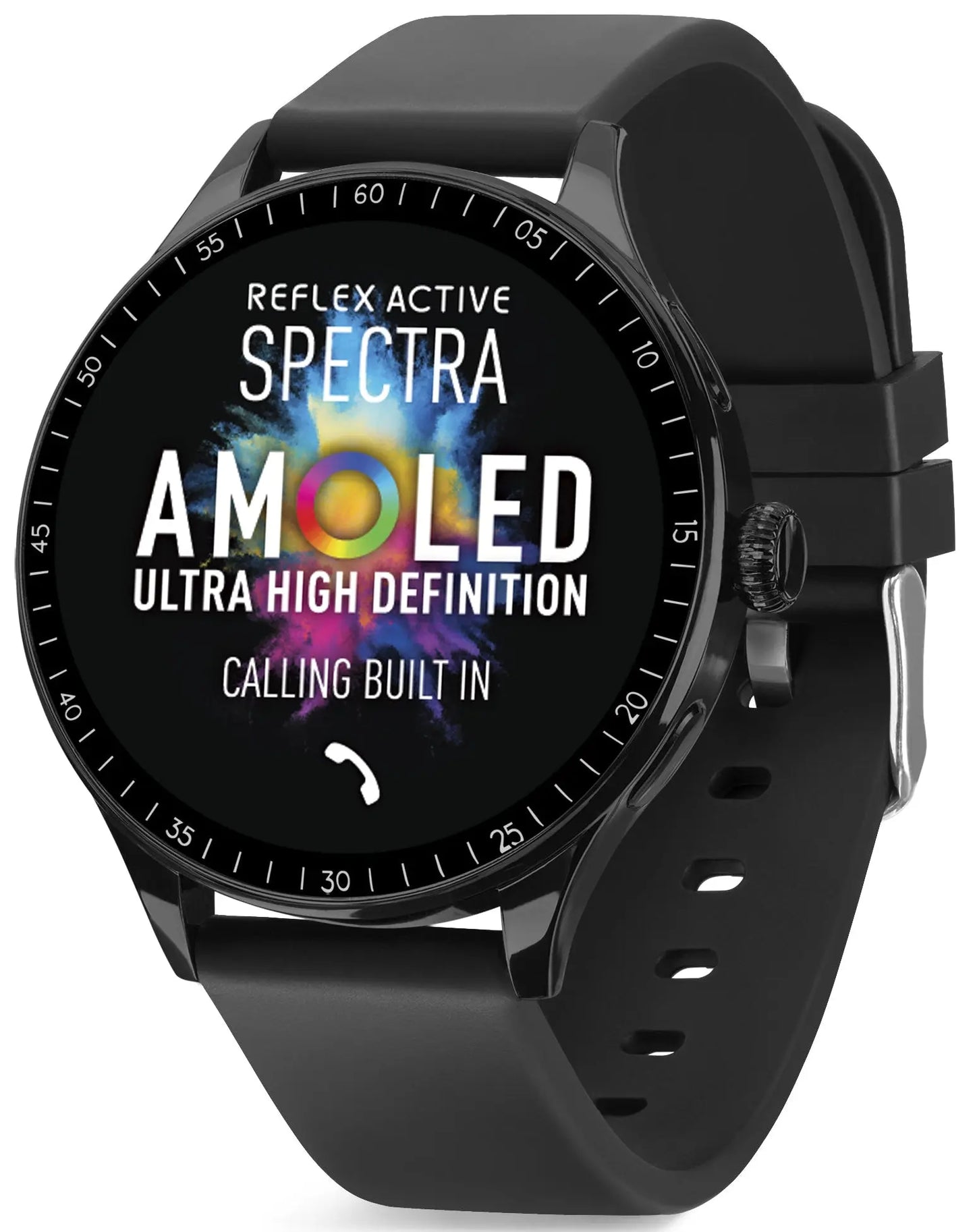 Reflex Active RA-SP-300R-01 Smartwatch Black Silicon Strap