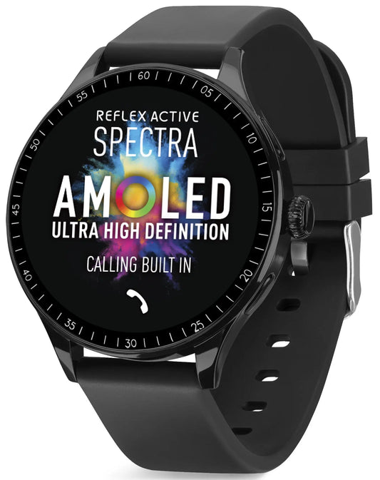 Reflex Active RA-SP-300R-01 Smartwatch Black Silicon Strap