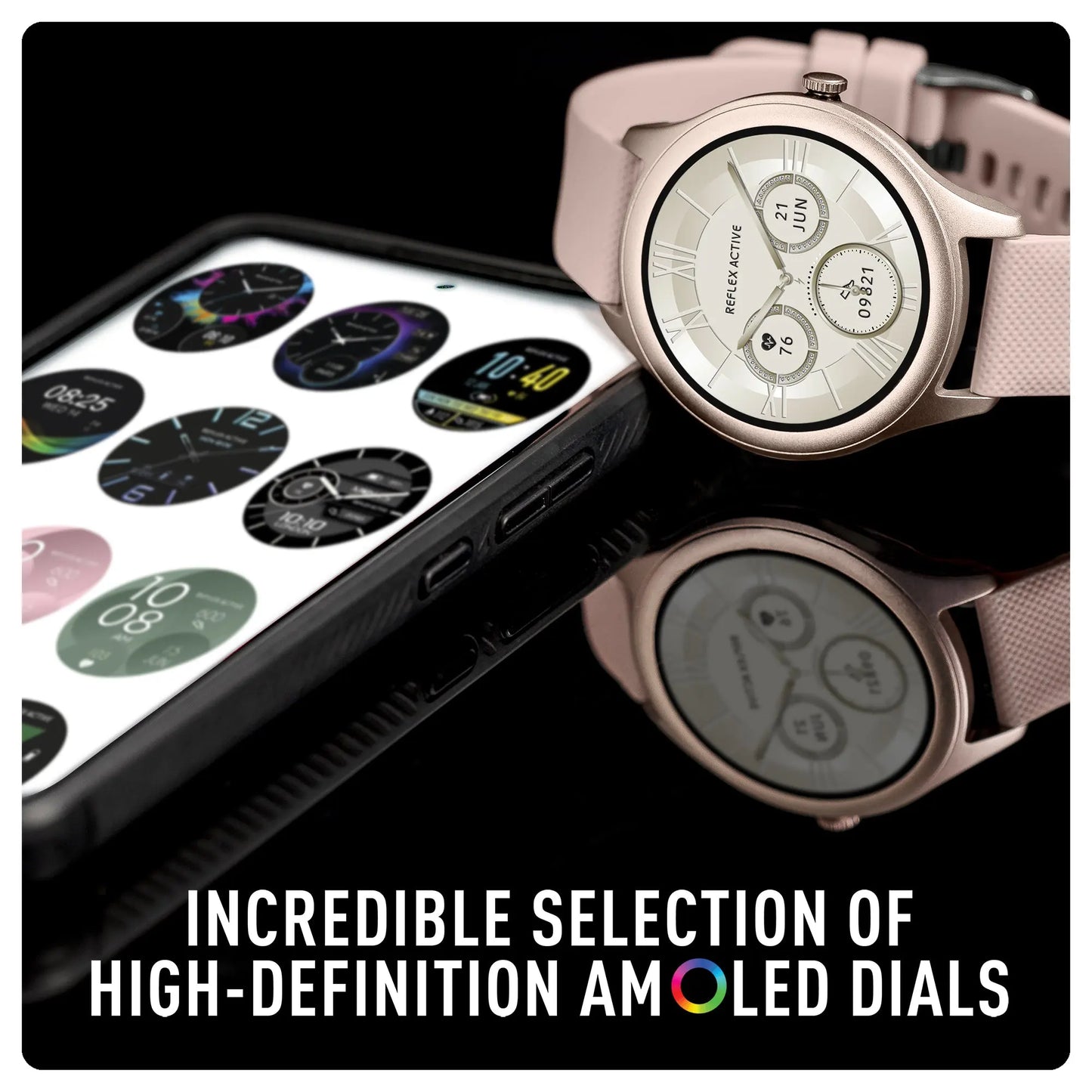 Reflex Active RA-SP-300R-02 Smartwatch Beige Silicon Strap