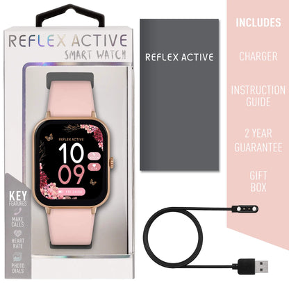 Reflex Active RA23-2166 Smartwatch Pink Silicon Strap