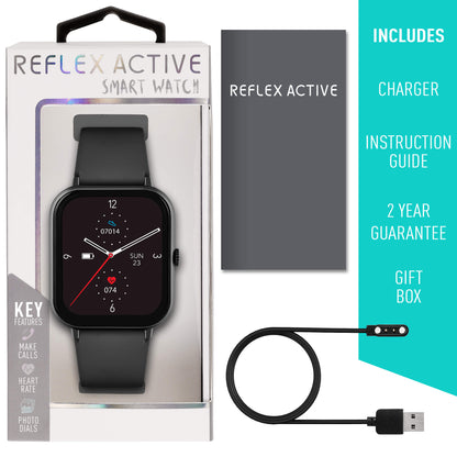 Reflex Active RA23-2170 Smartwatch Black Silicon Strap