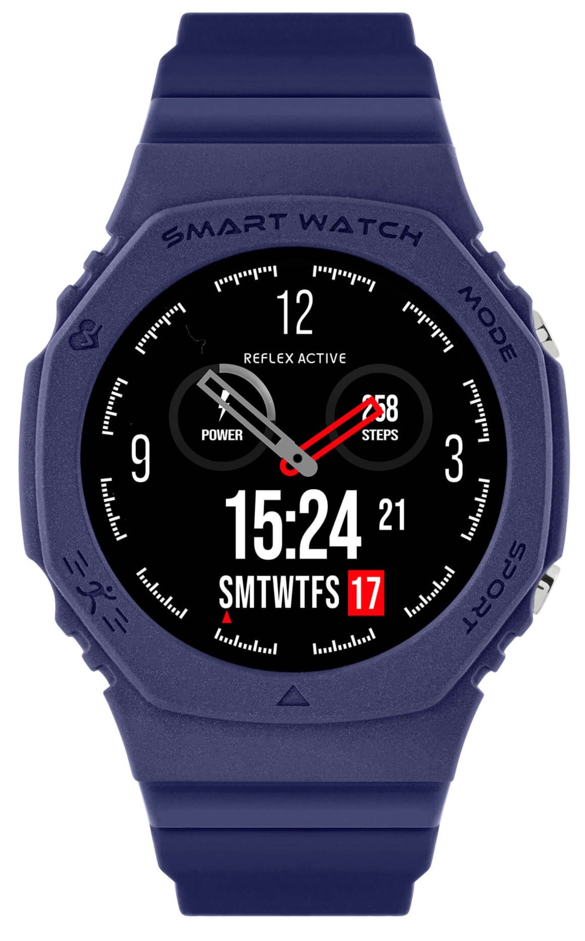 Reflex Active RA26-2181 Smartwatch Blue Silicon Strap