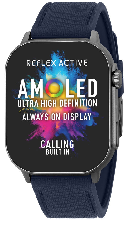 Reflex Active RA29-2182 Smartwatch Blue Silicon Strap