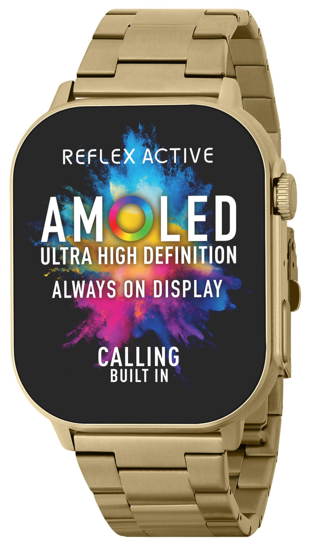 Reflex Active RA29-4084 Smartwatch Gold Stainless Steel Bracelet