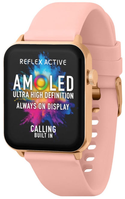 Reflex Active RA30-2188 Smartwatch Pink Silicon Strap