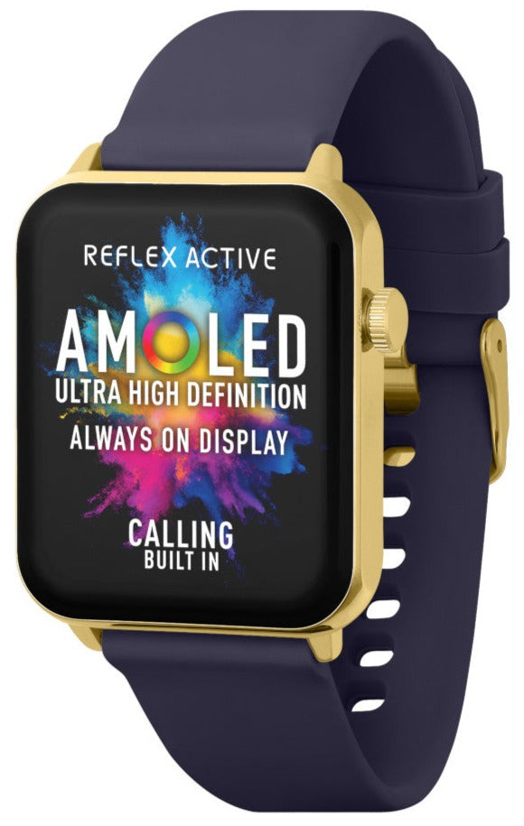Reflex Active RA30-2190 Smartwatch Blue Silicon Strap