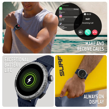 Reflex Active RA400R-5ATM-01 Smartwatch Blue Silicon Strap