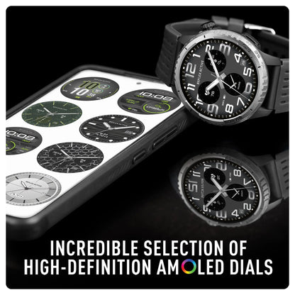 Reflex Active RA400R-5ATM-02 Smartwatch Black Silicon Strap