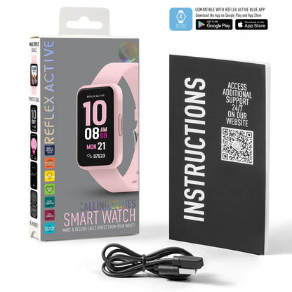 Reflex Active RA49-2222 Smartwatch Pink Silicon Strap