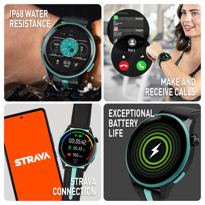 Reflex Active RA54-2232 Smartwatch Black Silicon Strap